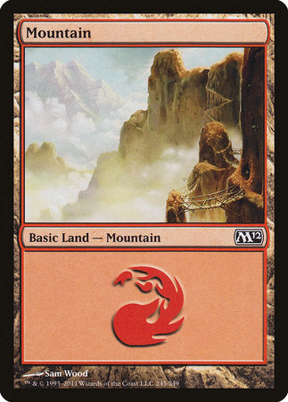 Mountain (245) [Magic 2012] | Jomio and Rueliete's Cards and Comics