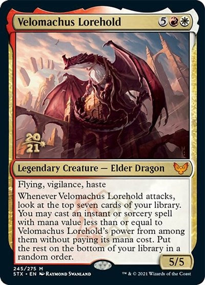 Velomachus Lorehold [Strixhaven: School of Mages Prerelease Promos] | Jomio and Rueliete's Cards and Comics
