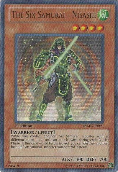 The Six Samurai - Nisashi [RYMP-EN091] Ultra Rare | Jomio and Rueliete's Cards and Comics