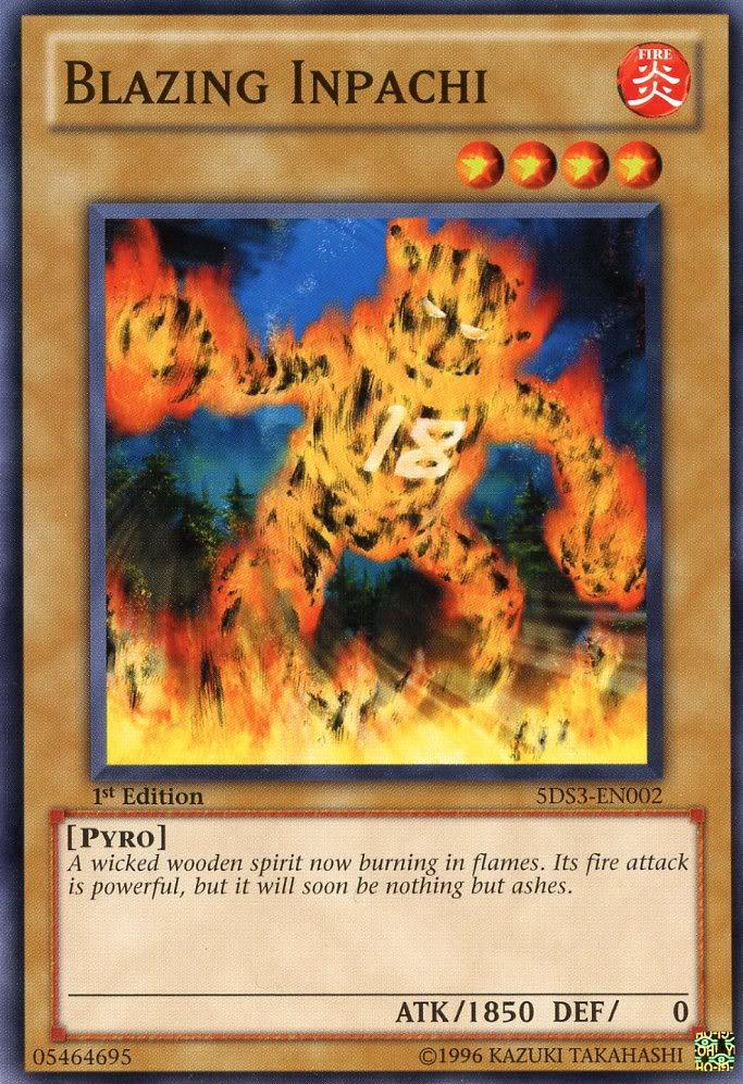 Blazing Inpachi [5DS3-EN002] Common | Jomio and Rueliete's Cards and Comics