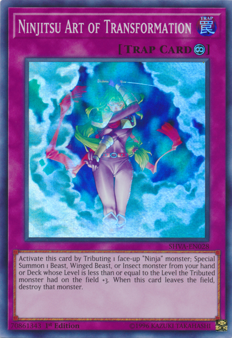 Ninjitsu Art of Transformation [SHVA-EN028] Super Rare | Jomio and Rueliete's Cards and Comics
