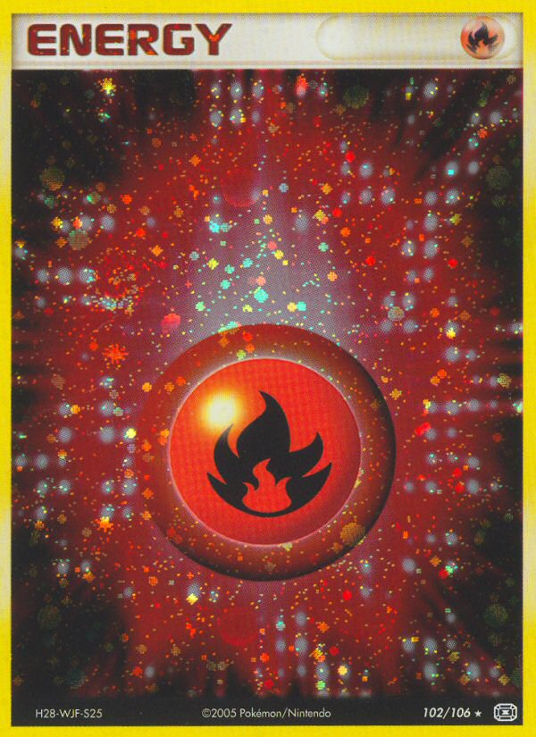 Fire Energy (102/106) [EX: Emerald] | Jomio and Rueliete's Cards and Comics