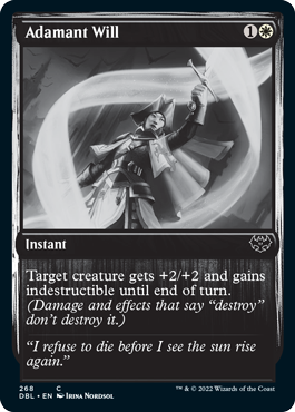 Adamant Will [Innistrad: Double Feature] | Jomio and Rueliete's Cards and Comics