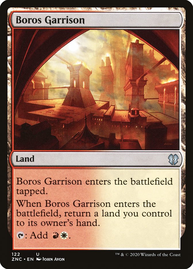 Boros Garrison [Zendikar Rising Commander] | Jomio and Rueliete's Cards and Comics