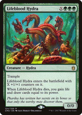 Lifeblood Hydra [Commander Anthology] | Jomio and Rueliete's Cards and Comics