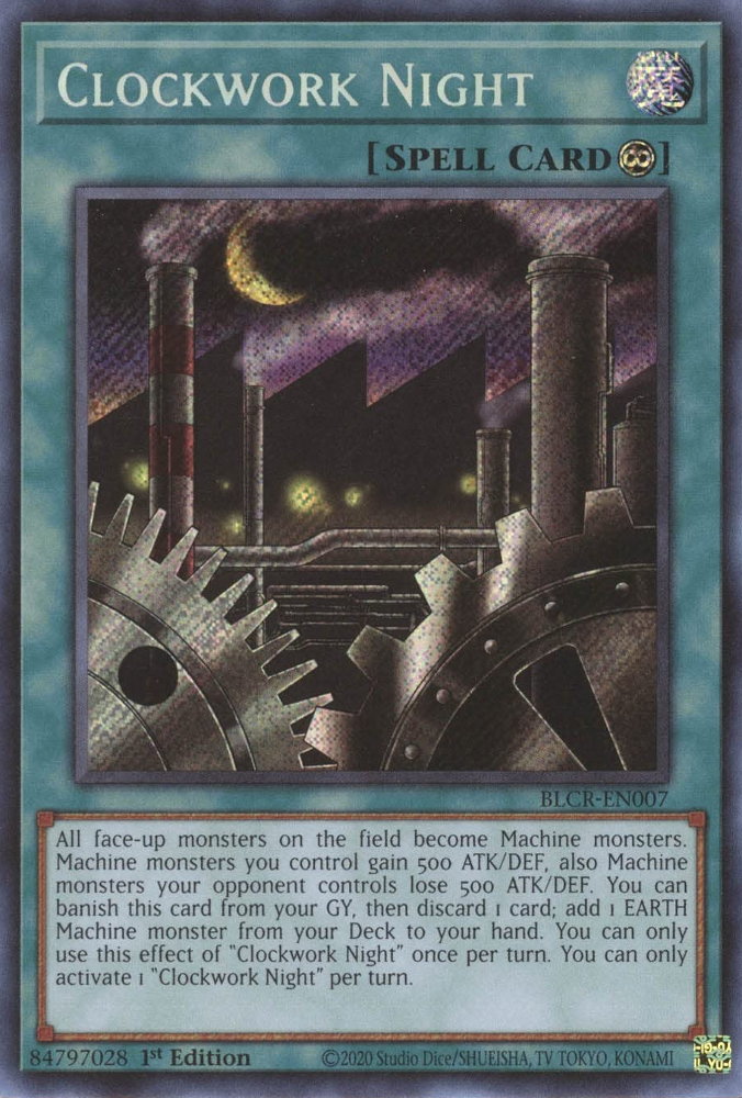 Clockwork Night [BLCR-EN007] Secret Rare | Jomio and Rueliete's Cards and Comics