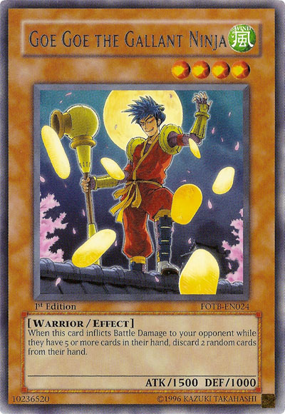 Goe Goe the Gallant Ninja [FOTB-EN024] Rare | Jomio and Rueliete's Cards and Comics