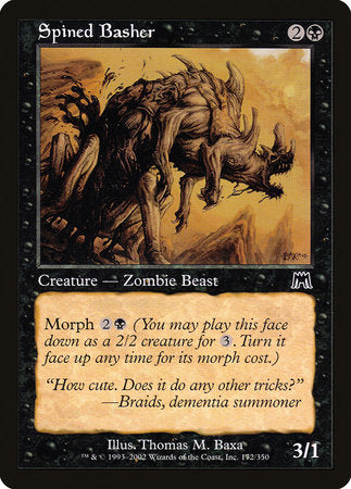 Spined Basher [Onslaught] | Jomio and Rueliete's Cards and Comics