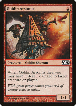Goblin Arsonist [Magic 2013] | Jomio and Rueliete's Cards and Comics