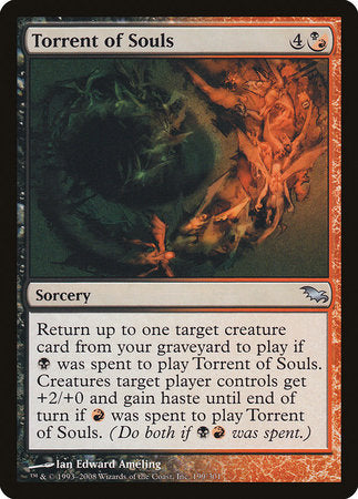 Torrent of Souls [Shadowmoor] | Jomio and Rueliete's Cards and Comics