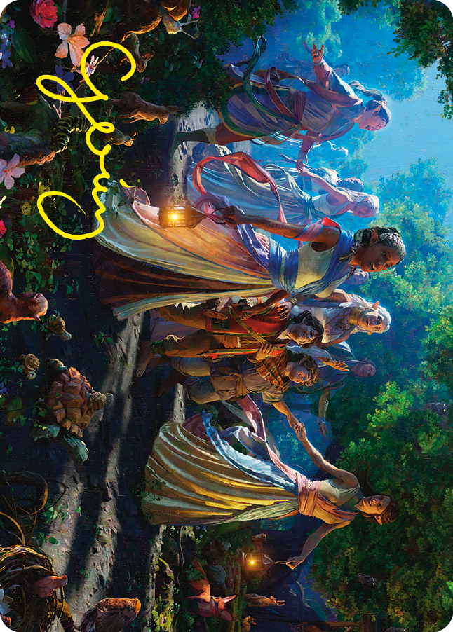 Realm Seekers Art Card (Gold-Stamped Signature) [The Lord of the Rings: Tales of Middle-earth Art Series] | Jomio and Rueliete's Cards and Comics