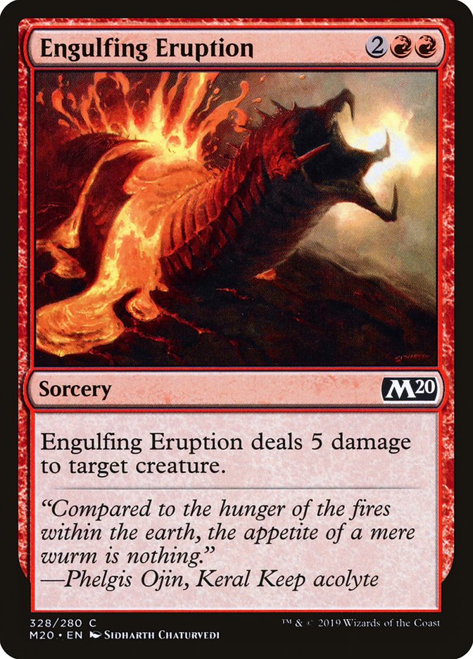 Engulfing Eruption [Core Set 2020] | Jomio and Rueliete's Cards and Comics