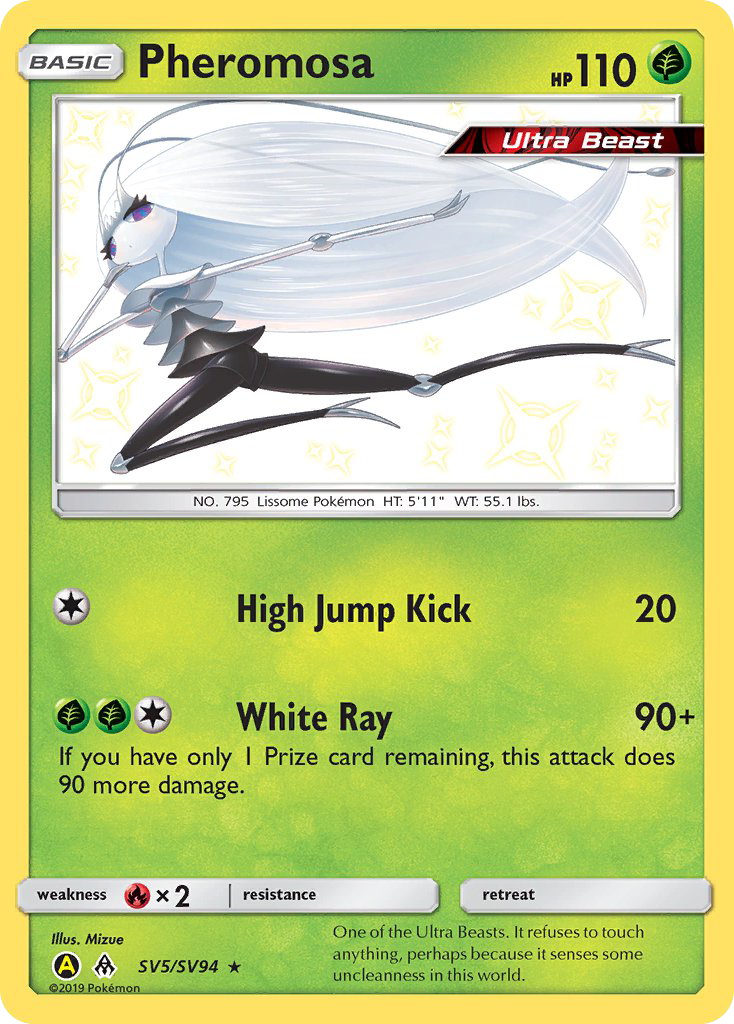 Pheromosa (SV5/SV94) [Sun & Moon: Hidden Fates - Shiny Vault] | Jomio and Rueliete's Cards and Comics
