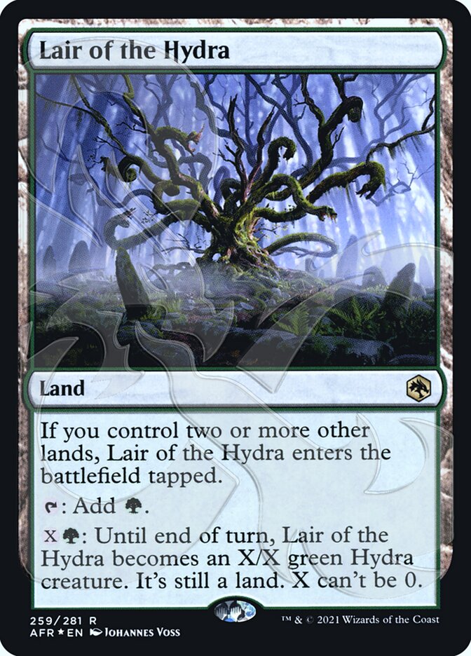 Lair of the Hydra (Ampersand Promo) [Dungeons & Dragons: Adventures in the Forgotten Realms Promos] | Jomio and Rueliete's Cards and Comics