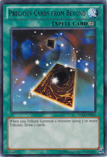 Precious Cards from Beyond (Blue) [DL14-EN012] Rare | Jomio and Rueliete's Cards and Comics