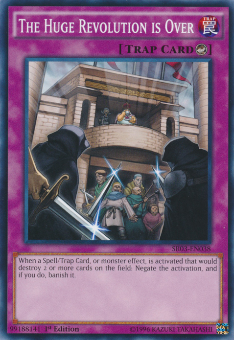 The Huge Revolution is Over [SR03-EN038] Common | Jomio and Rueliete's Cards and Comics