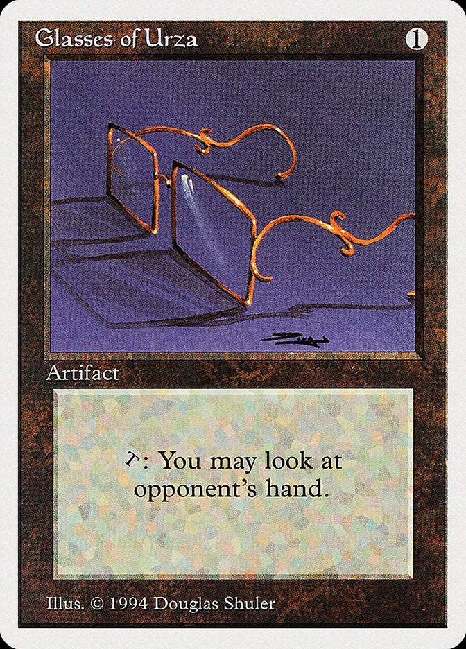 Glasses of Urza [Summer Magic / Edgar] | Jomio and Rueliete's Cards and Comics