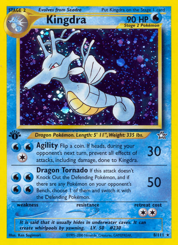 Kingdra (8/111) [Neo Genesis 1st Edition] | Jomio and Rueliete's Cards and Comics