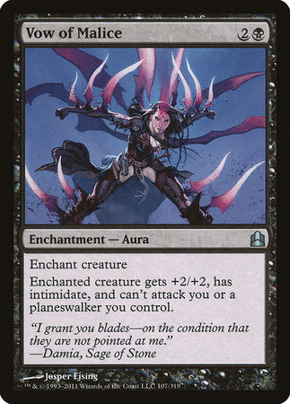 Vow of Malice [Commander 2011] | Jomio and Rueliete's Cards and Comics