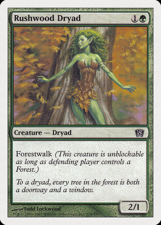 Rushwood Dryad [Eighth Edition] | Jomio and Rueliete's Cards and Comics