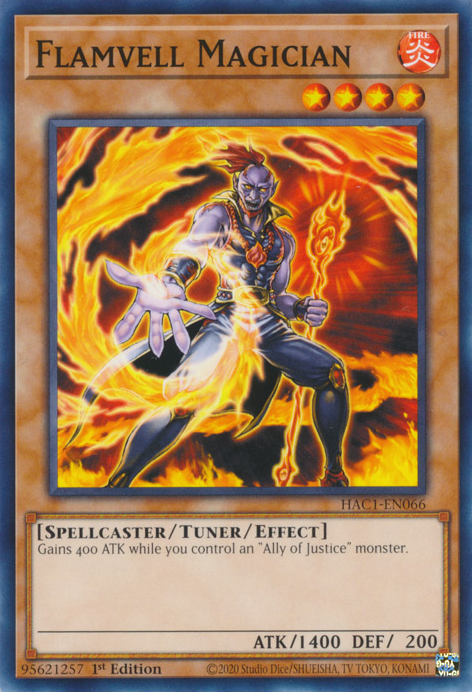 Flamvell Magician [HAC1-EN066] Common | Jomio and Rueliete's Cards and Comics