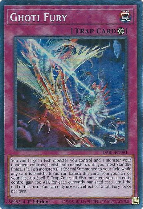 Ghoti Fury [DABL-EN091] Super Rare | Jomio and Rueliete's Cards and Comics