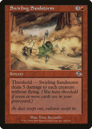 Swirling Sandstorm [Judgment] | Jomio and Rueliete's Cards and Comics