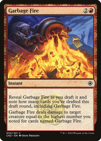 Garbage Fire [Conspiracy: Take the Crown] | Jomio and Rueliete's Cards and Comics