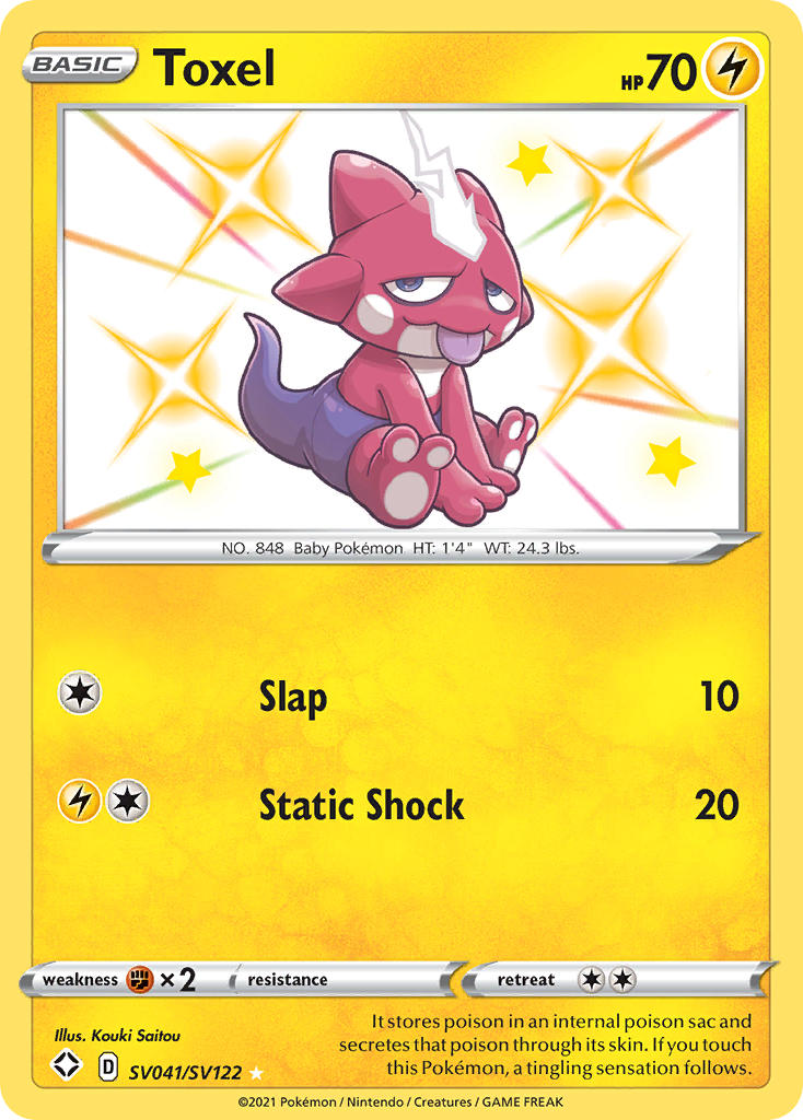 Toxel (SV041/SV122) [Sword & Shield: Shining Fates] | Jomio and Rueliete's Cards and Comics