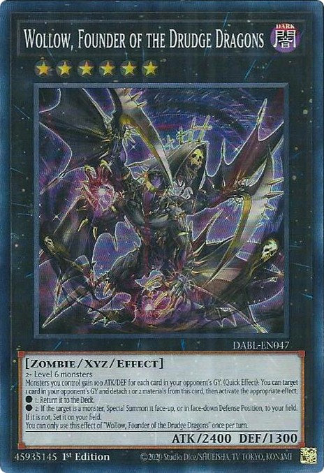 Wollow, Founder of the Drudge Dragons [DABL-EN047] Super Rare | Jomio and Rueliete's Cards and Comics