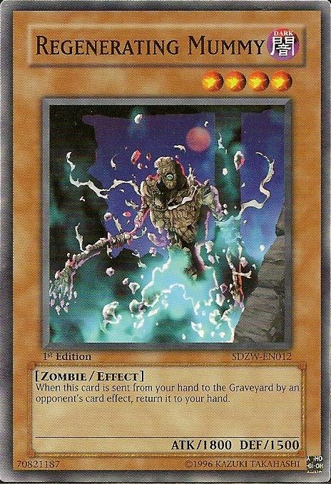 Regenerating Mummy [SDZW-EN012] Common | Jomio and Rueliete's Cards and Comics