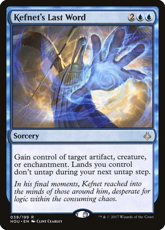 Kefnet's Last Word [Hour of Devastation] | Jomio and Rueliete's Cards and Comics