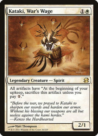 Kataki, War's Wage [Modern Masters] | Jomio and Rueliete's Cards and Comics