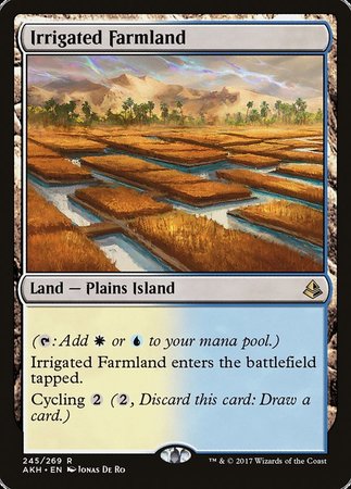 Irrigated Farmland [Amonkhet] | Jomio and Rueliete's Cards and Comics