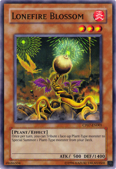Lonefire Blossom [CP07-EN005] Super Rare | Jomio and Rueliete's Cards and Comics
