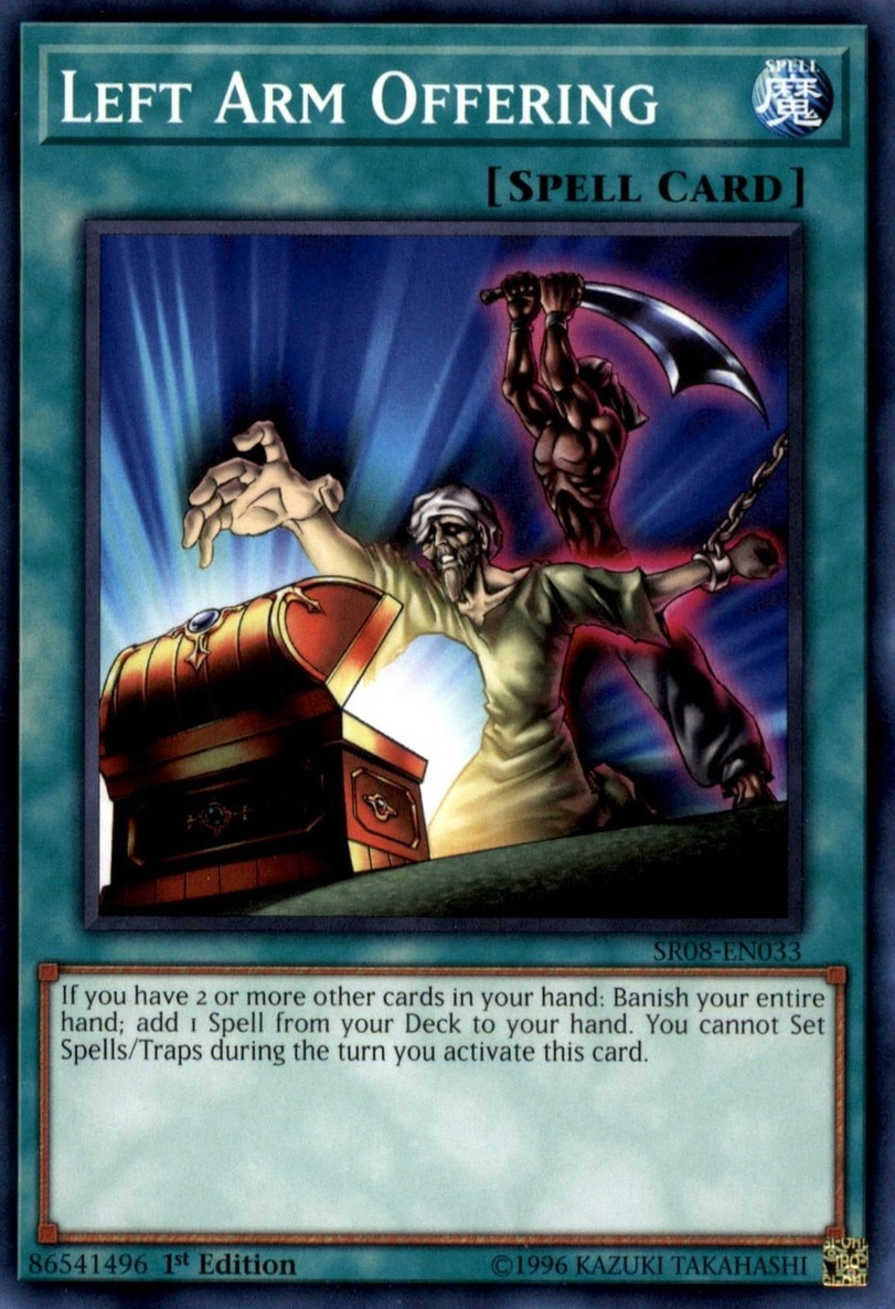 Left Arm Offering [SR08-EN033] Common | Jomio and Rueliete's Cards and Comics