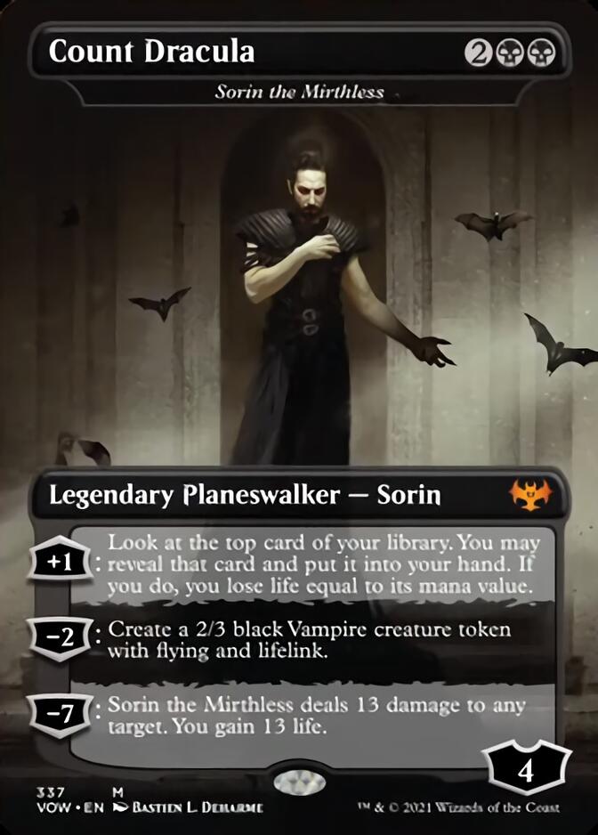 Sorin the Mirthless - Count Dracula [Innistrad: Crimson Vow] | Jomio and Rueliete's Cards and Comics