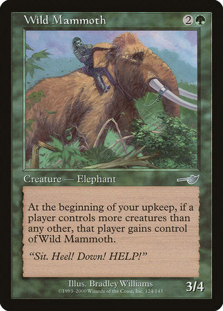 Wild Mammoth [Nemesis] | Jomio and Rueliete's Cards and Comics