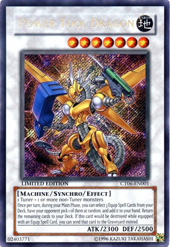 Power Tool Dragon [CT06-EN001] Secret Rare | Jomio and Rueliete's Cards and Comics