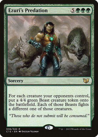 Ezuri's Predation [Commander 2015] | Jomio and Rueliete's Cards and Comics
