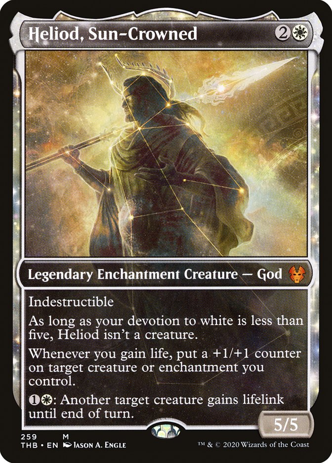 Heliod, Sun-Crowned (Showcase) [Theros Beyond Death] | Jomio and Rueliete's Cards and Comics