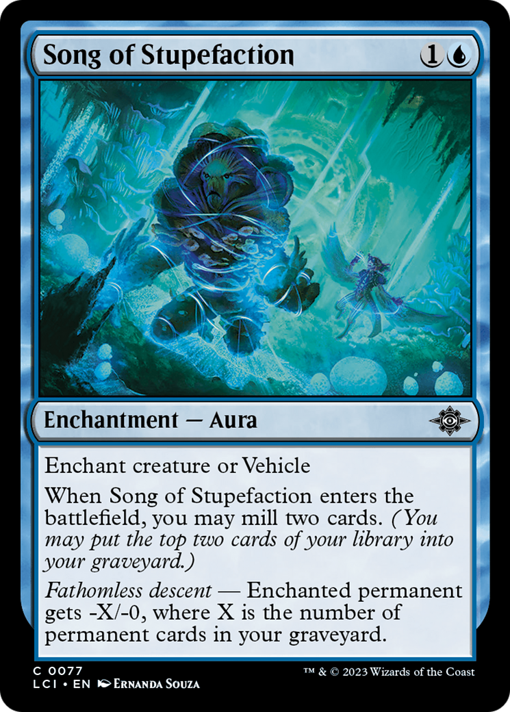 Song of Stupefaction [The Lost Caverns of Ixalan] | Jomio and Rueliete's Cards and Comics