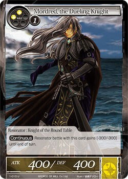 Mordred, the Dueling Knight (1-010) [The Dawn of Valhalla] | Jomio and Rueliete's Cards and Comics