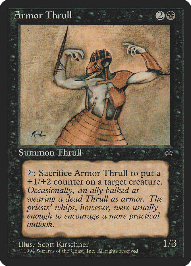 Armor Thrull (Scott Kirschner) [Fallen Empires] | Jomio and Rueliete's Cards and Comics