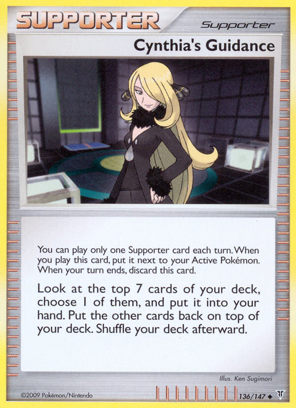 Cynthia's Guidance (136/147) [Platinum: Supreme Victors] | Jomio and Rueliete's Cards and Comics