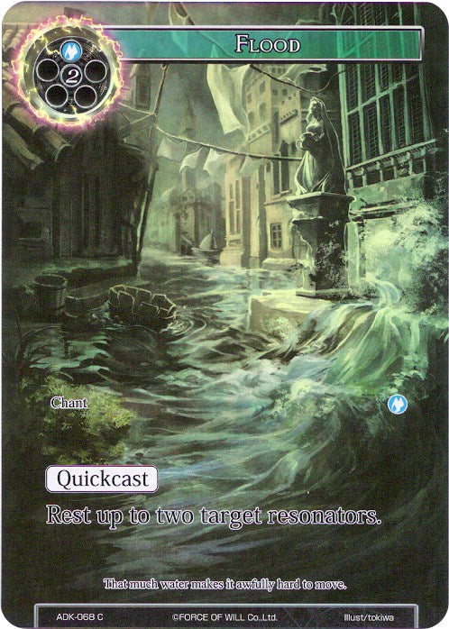 Flood (Full Art) (ADK-068) [Advent of the Demon King] | Jomio and Rueliete's Cards and Comics