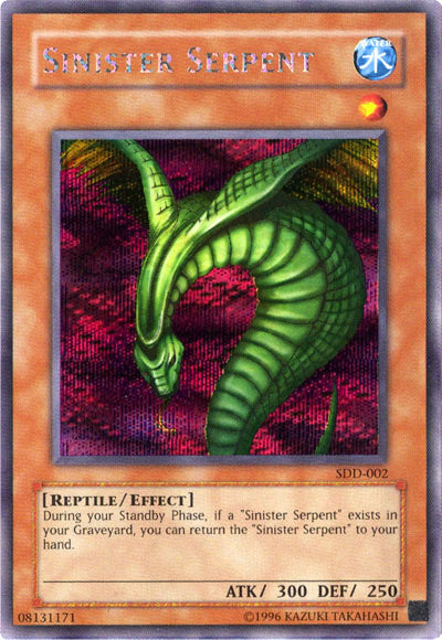 Sinister Serpent [SDD-002] Secret Rare | Jomio and Rueliete's Cards and Comics