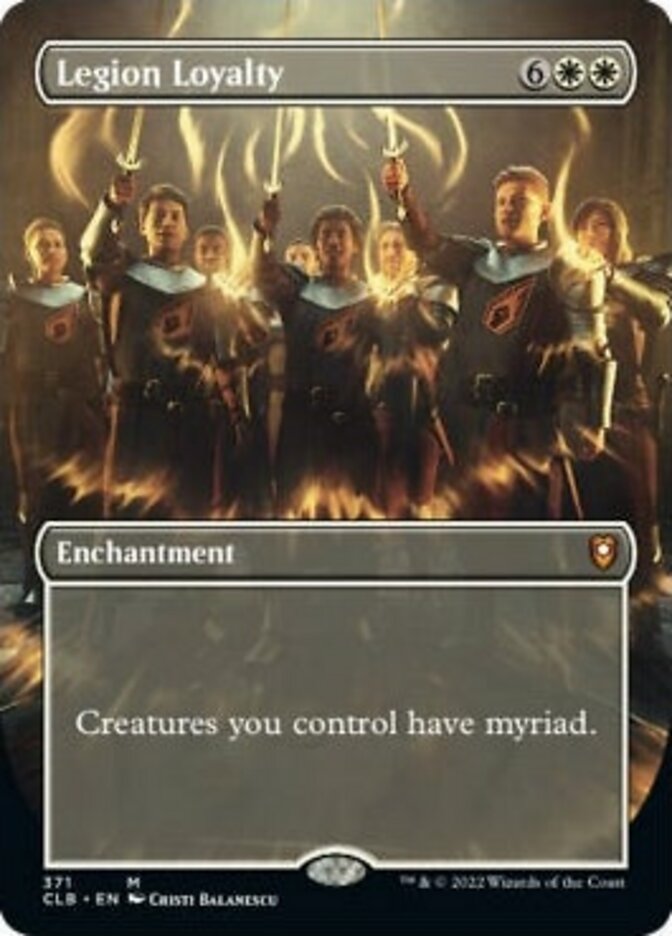 Legion Loyalty (Borderless Alternate Art) [Commander Legends: Battle for Baldur's Gate] | Jomio and Rueliete's Cards and Comics