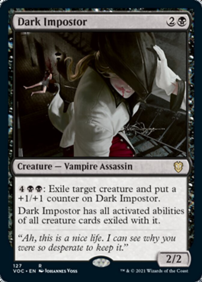 Dark Impostor [Innistrad: Crimson Vow Commander] | Jomio and Rueliete's Cards and Comics