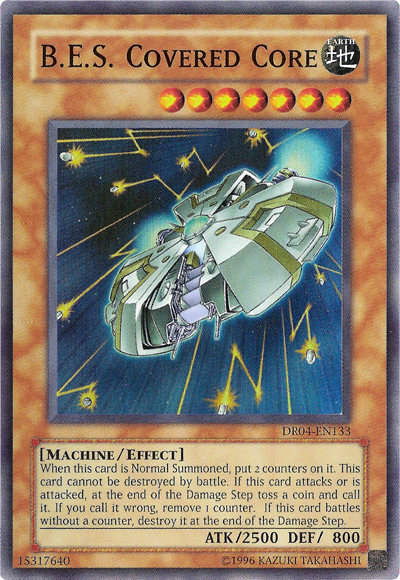 B.E.S. Covered Core [DR04-EN133] Super Rare | Jomio and Rueliete's Cards and Comics